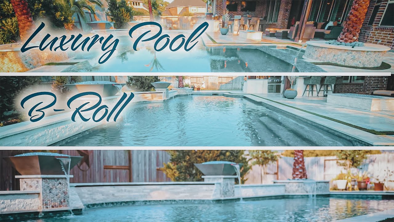 Luxury Pool B-Roll | Backyard Luxuries