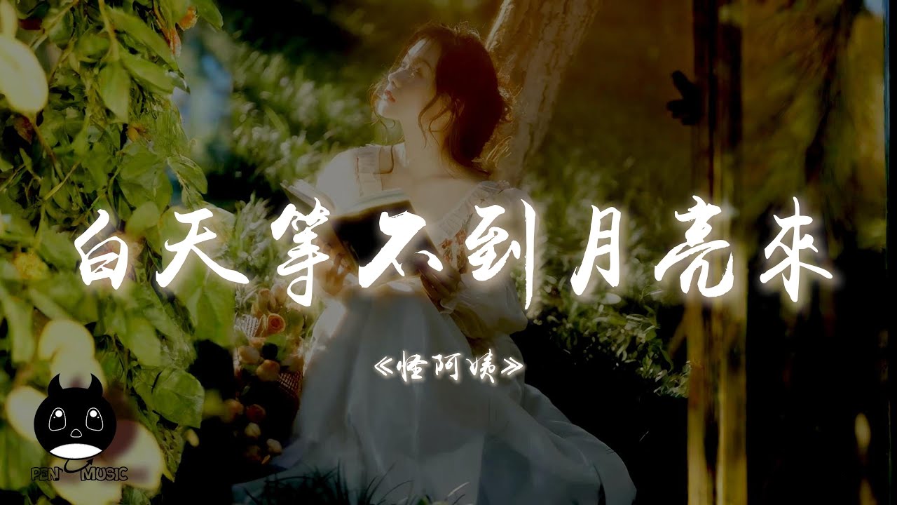 怪阿姨 - 白天等不到月亮來『白天等不到月亮來，秋葉也等不到花開。』【動態歌詞 | Pinyin Lyrics】【PENGUIN MUSIC】