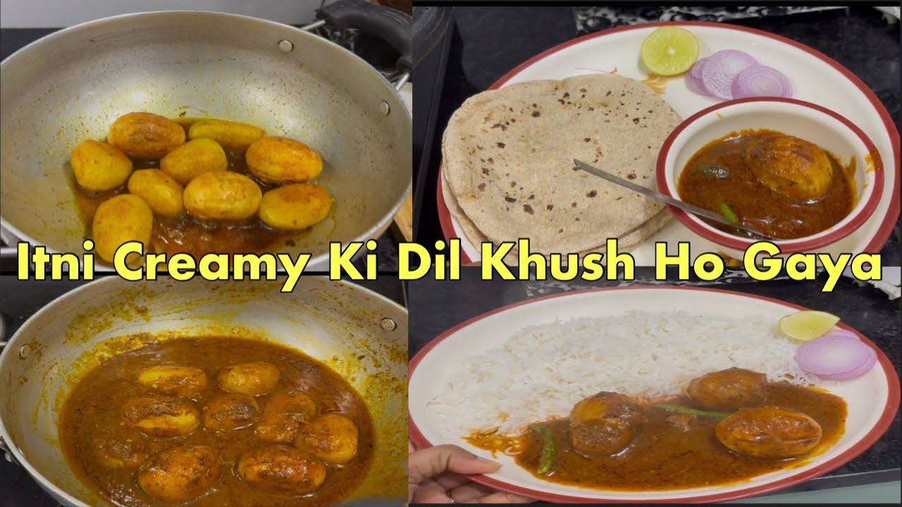 Restaurant Style Afghani Anda Aloo Curry Recipe | Creamy Aur Tasty