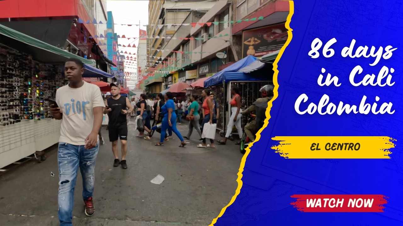 Beautiful Chaos in Downtown Cali | El Centro Markets & Calle de Sabor Walk