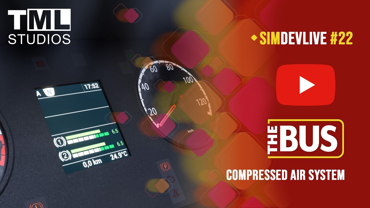 SimDevLive #22: Подробности о системе сжатого воздуха | The Bus
