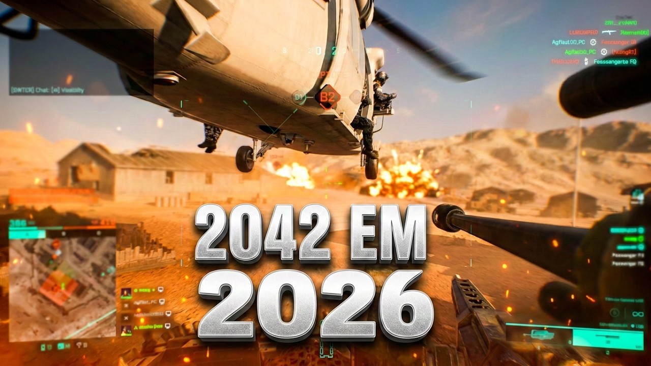 Battlefield 2042 em 2026 — o que tem de melhor que Battlefield 6?