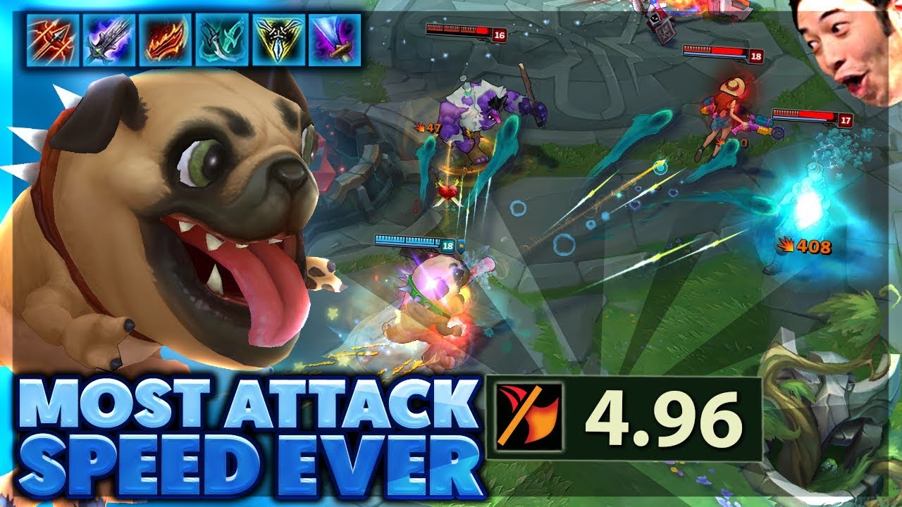 GAME BREAKING BUG | SUPER KOGMAW TEAMCOMP | FULL ATTACK SPEED KOG'MAW  - BunnyFuFuu