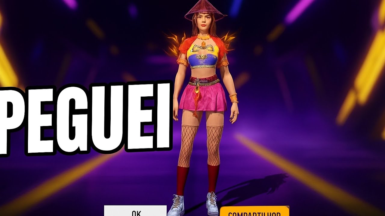 PEGANDO O CONJUNTO PESSEGA NO DIAMANTE ROYALE FREE FIRE