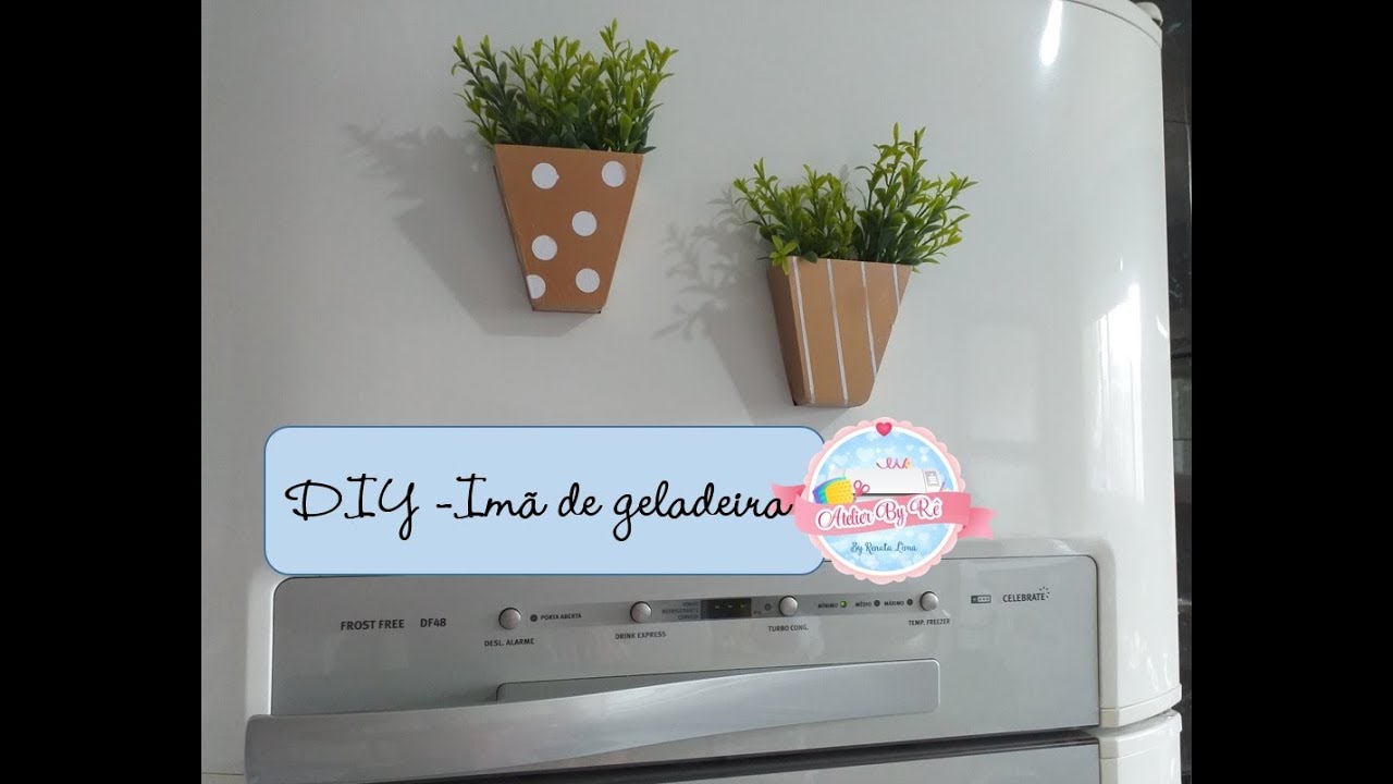 DIY Cachep&ocirc; de geladeira