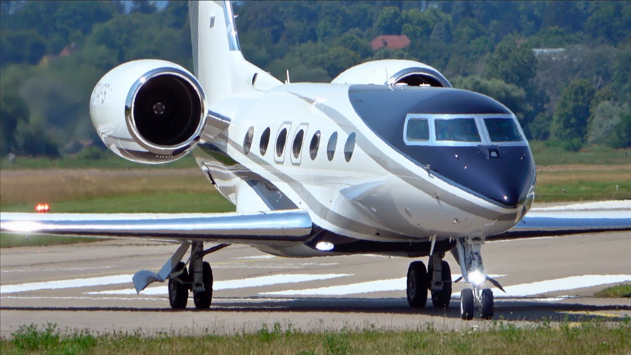 Brand-New Gulfstream G500 Take-Off in Bern, Switzerland!