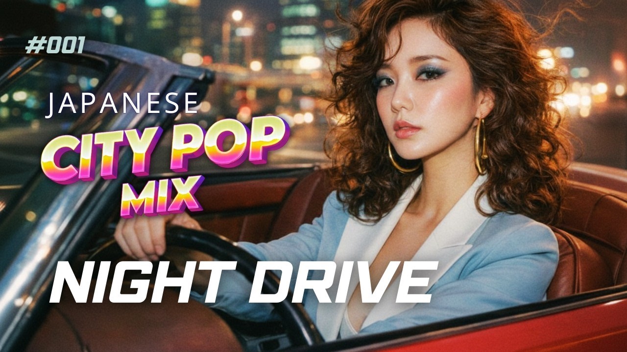 Night Drive City Pop | 1 Hour Retro Japanese Grooves 80s Vibes