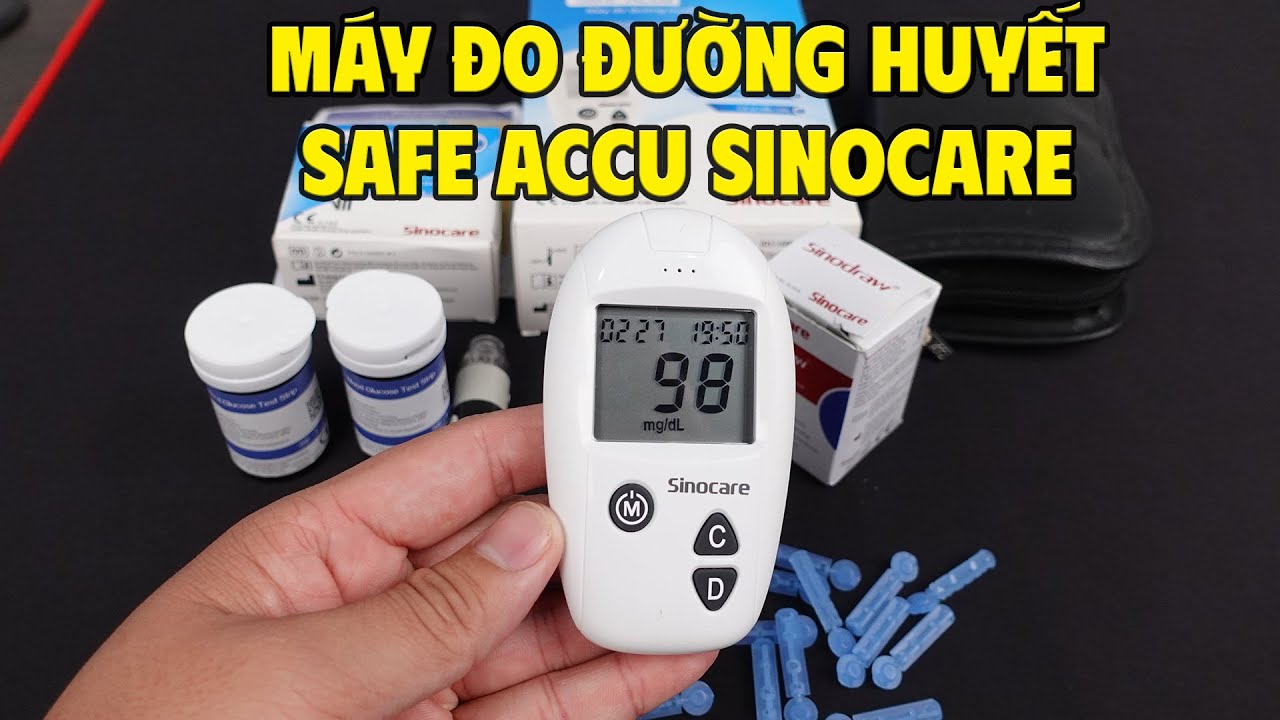 Máy đo đường huyết SINOCARE: Kiểm tra tại nhà giá chỉ hơn 200K