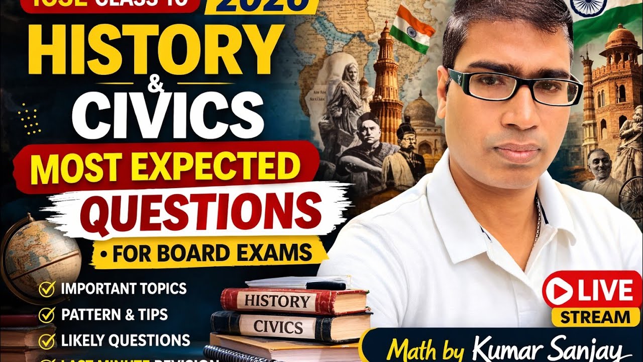 ICSE 2026 History & Civics | Most Expected Questions Before Board Exam