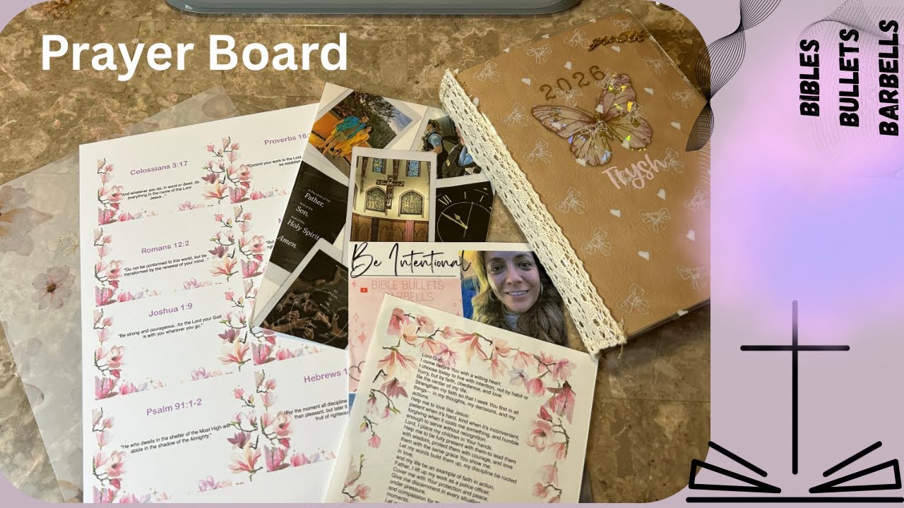 Prayer Board in my 2026 RLP Flow planner