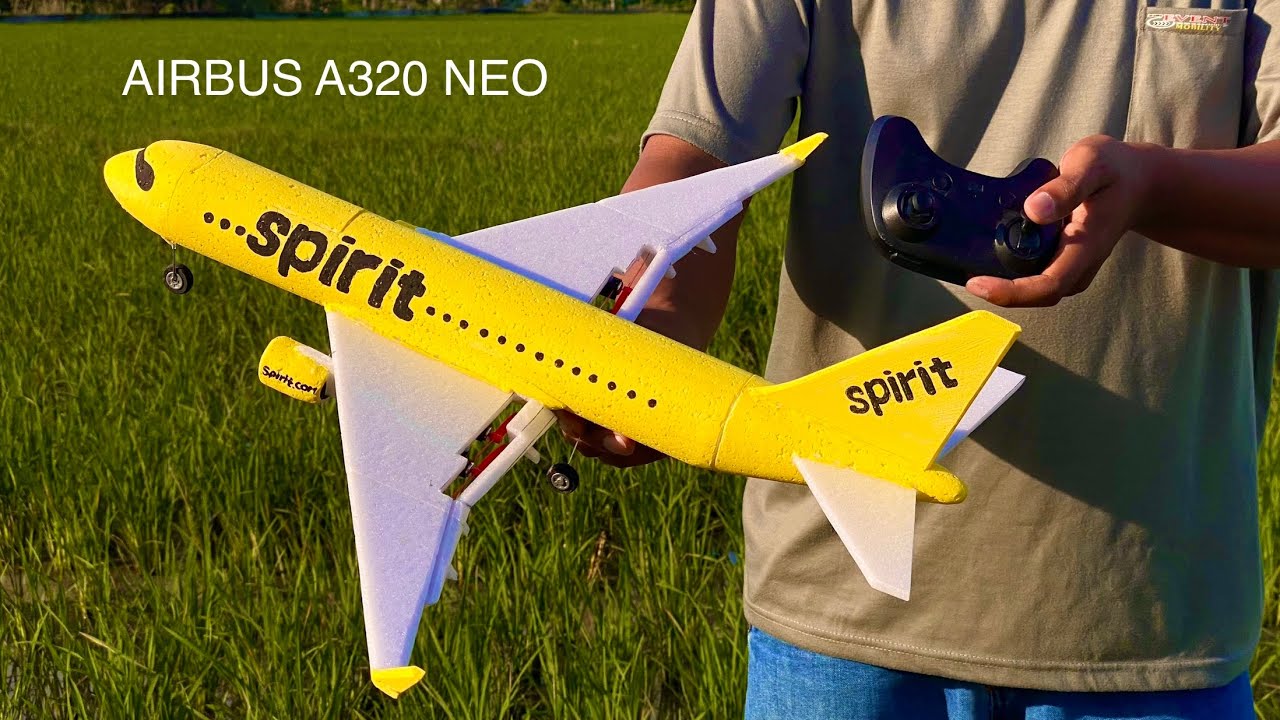 RC Plane Build out of Thermocol | Airbus A-320 Neo Spirit