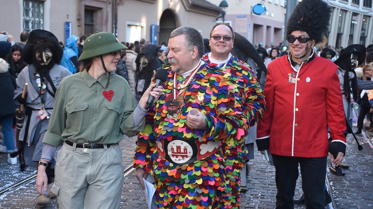 Rosenmontagsumzug in Freiburg 2020
