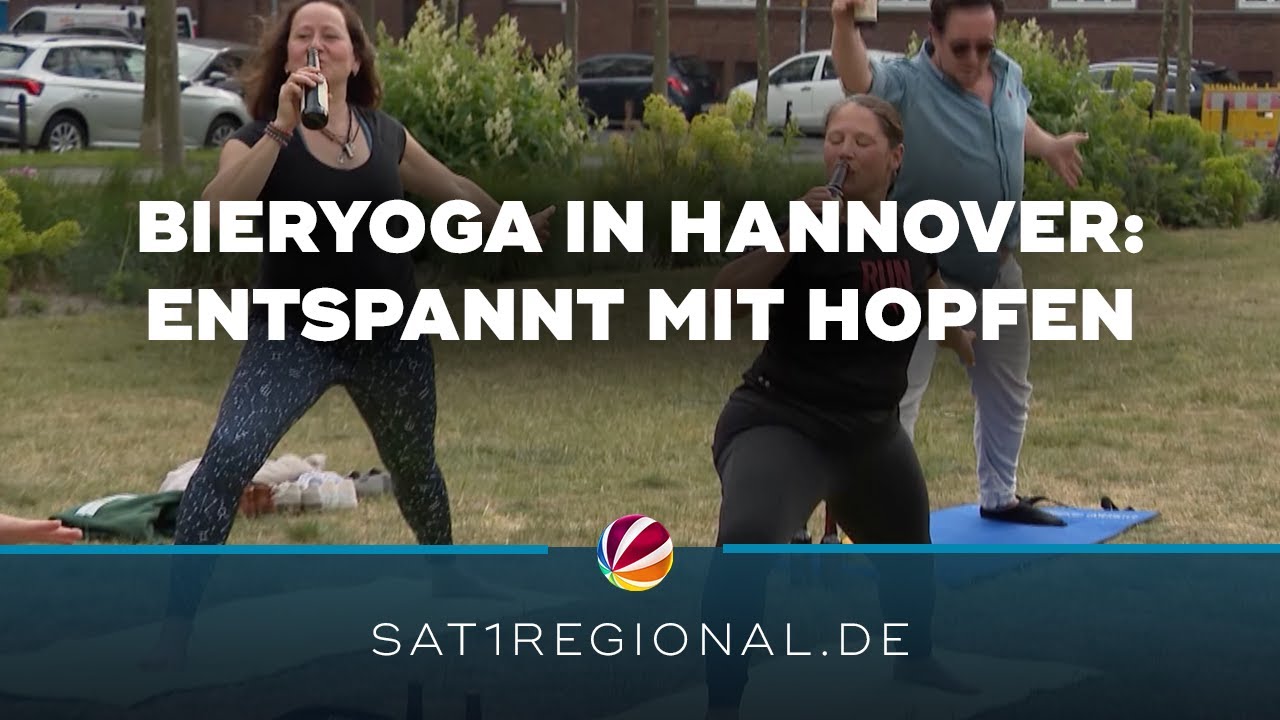 Entspannung mit Hopfen: Bieryoga in Hannover
