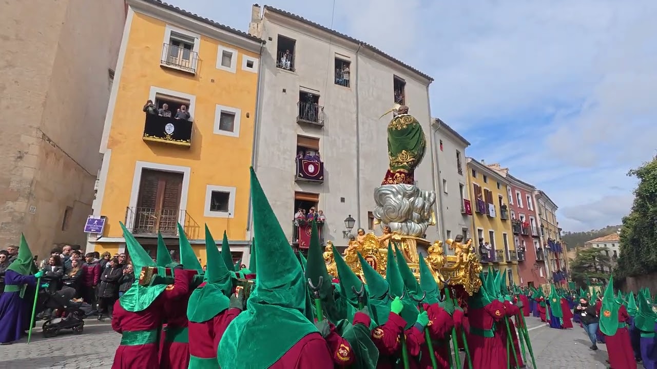 San Juan Evangelista por San Felipe. Camino del Calvario 2025. Semana Santa de Cuenca.
