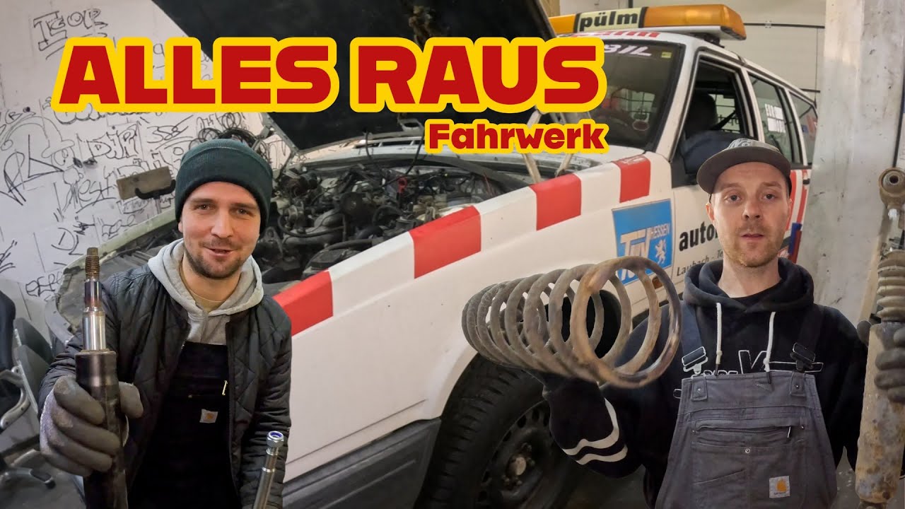 ALLES RAUS! – Komplettes Fahrwerk am Volvo | Rallye Projekt #7