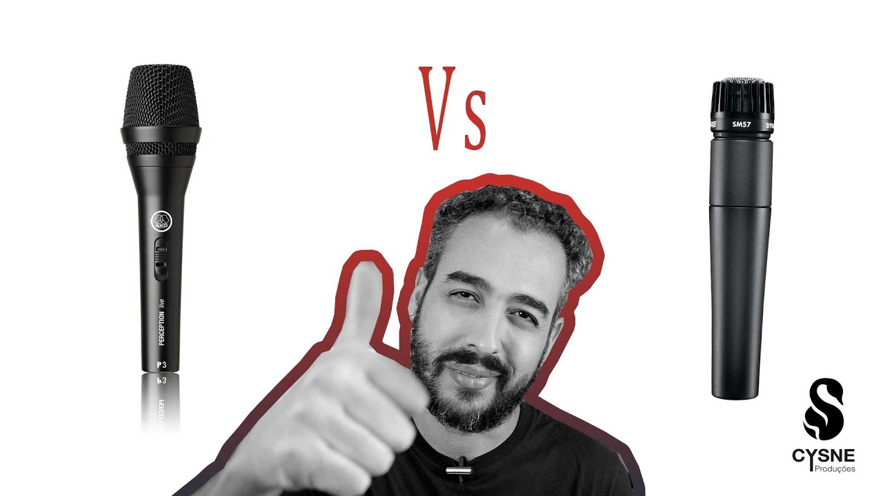 Review Comparativo - P3S (AKG) Vs SM57 (Shure) e V67G (MXL)
