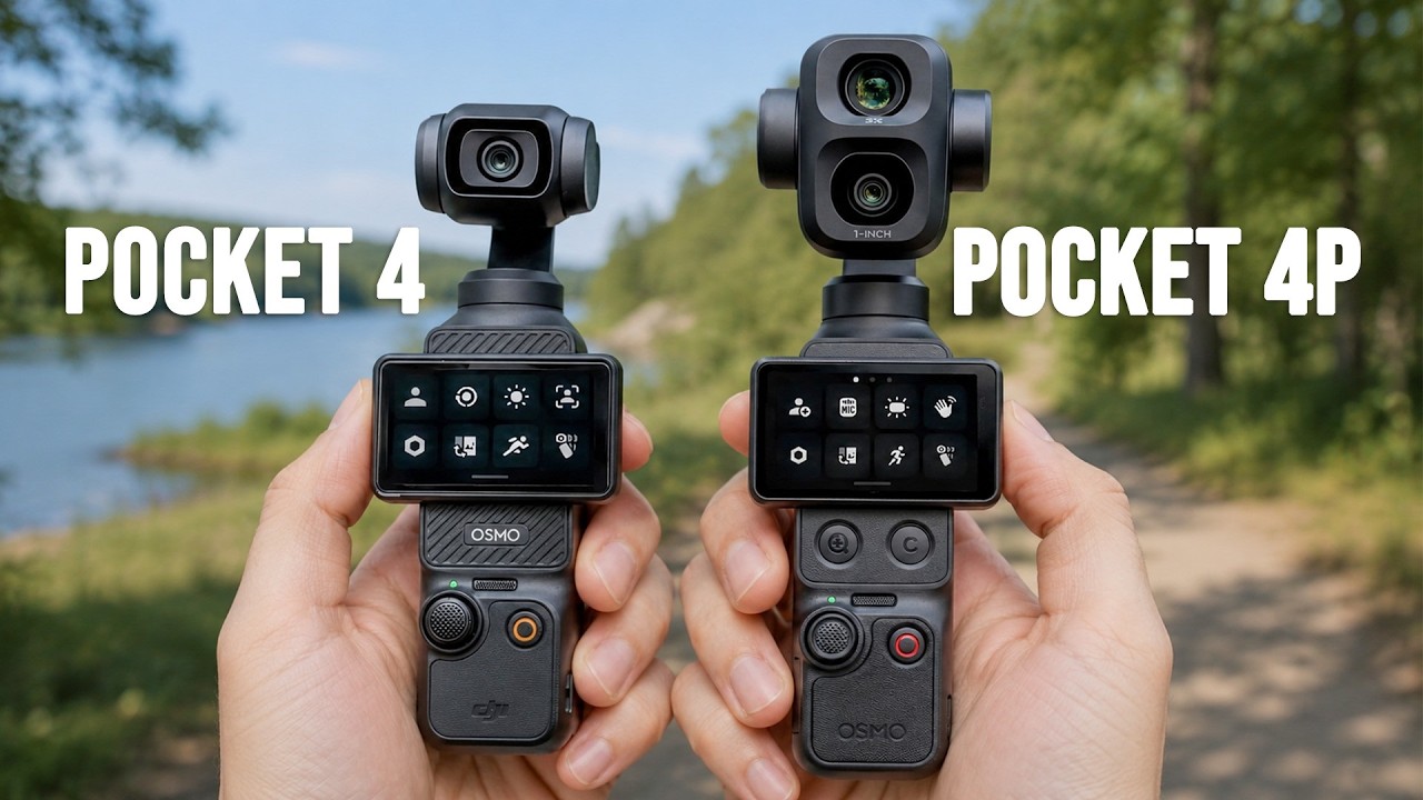 DJI Osmo Pocket 4P kontra 4 &ndash; jaka jest r&oacute;żnica?