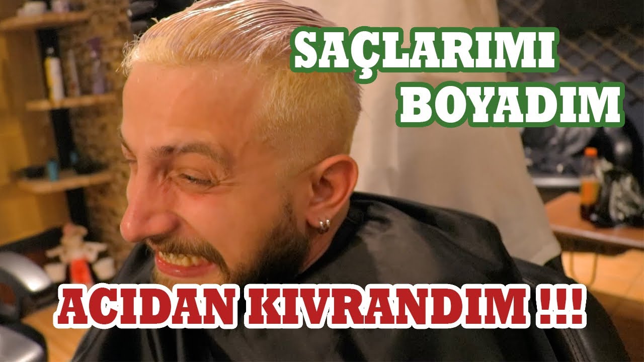 SAÇLARIMI BOYARKEN ACISINDAN BAYILIYORDUM !! (GRİ SAÇ))