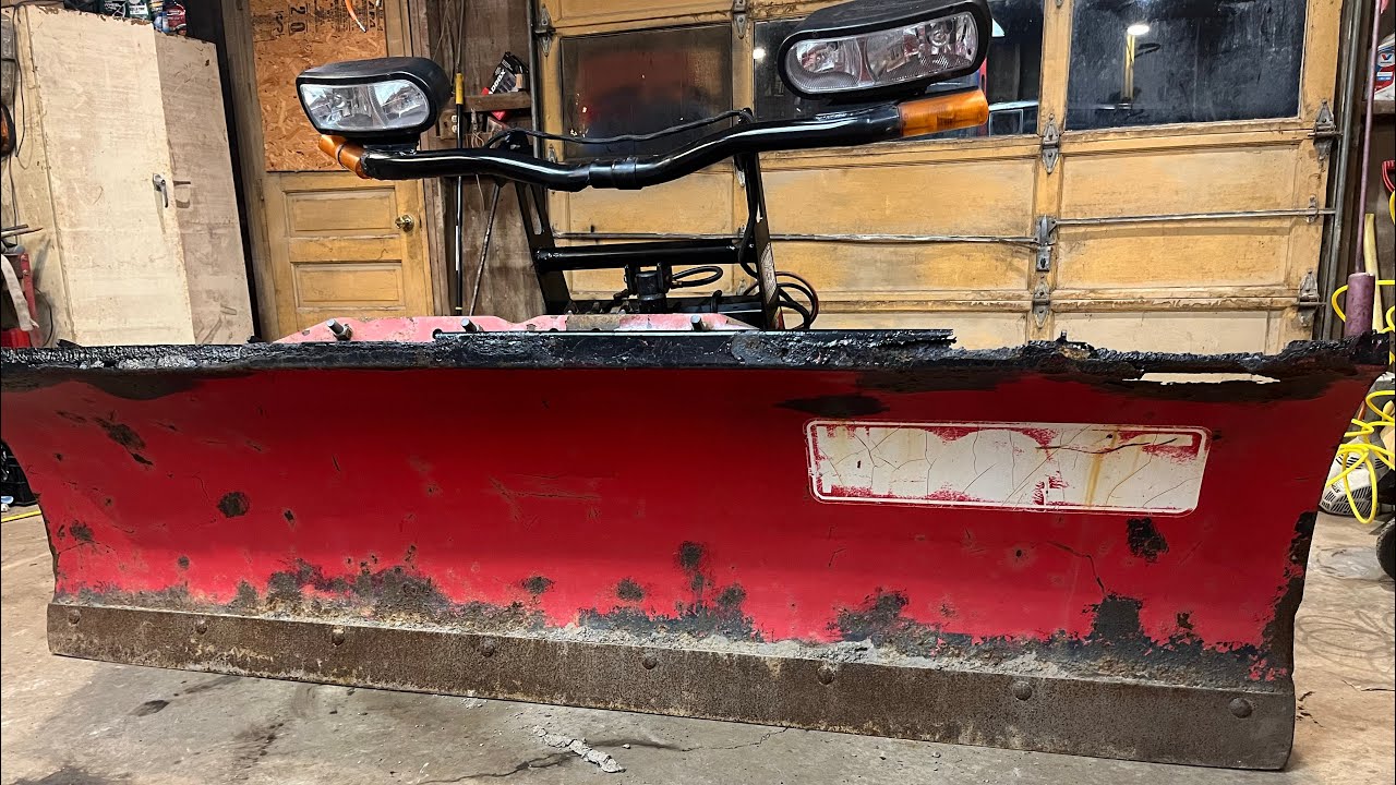 Replacing hydraulic lines on Boss snowplow