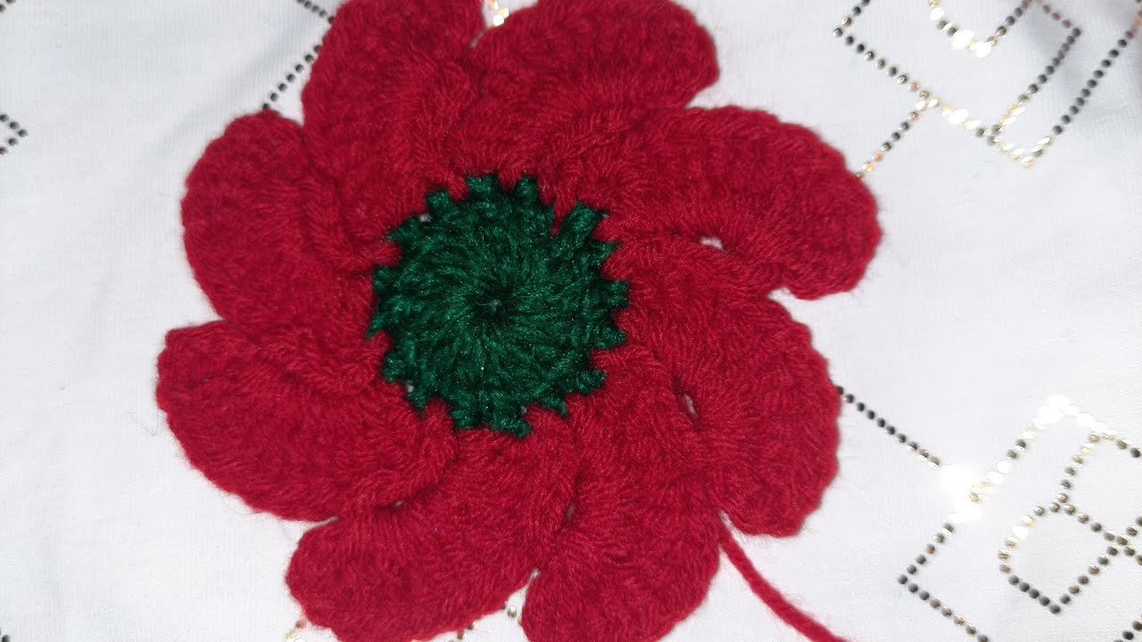 Woww !..👌Very stylish, flower 🌼, Very crochet patterned motif narrative Vedio crochet 