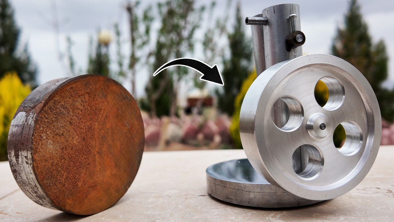 Unbelievable! I Made a Steam Engine from Scrap!