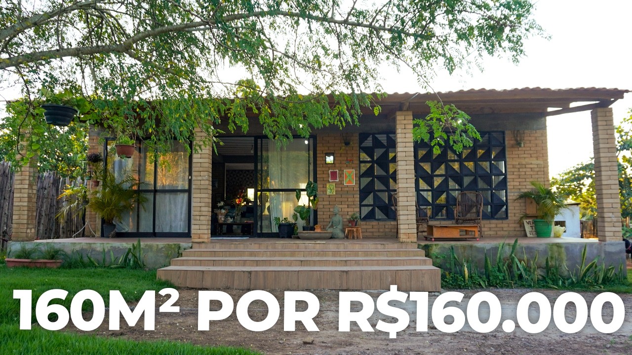 TOUR PELA CASA NOVA EM TIJOLO ECOLÓGICO 67% + ECONÔMICA | R$ 1.000 O M²
