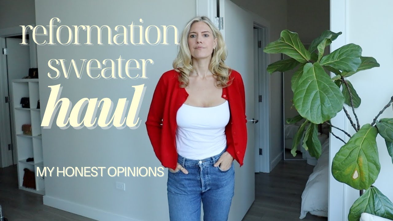 Reformation Sweater Haul 2025 | Quiet Luxury Fall Outfits Try-On & Review