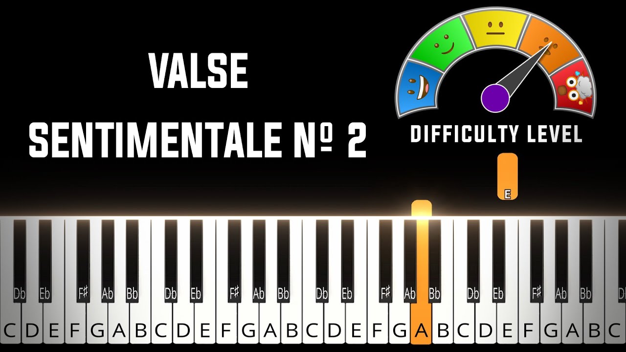 Valse Sentimentale No. 2 - Eric Christian | MEDIUM HARD Piano Tutorial