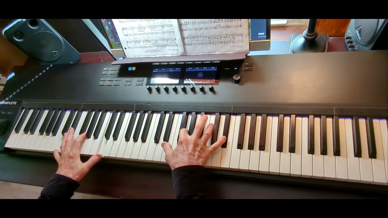 Fantasia on a Theme by Thomas Tallis, piano cover, with strings