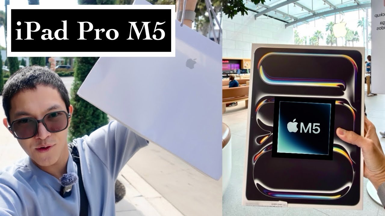Picking up my M5 iPad Pro+Unboxing | M5 iPad Pro-13 inch Wifi+Cellular 2TB Nano-texture Glass Silver