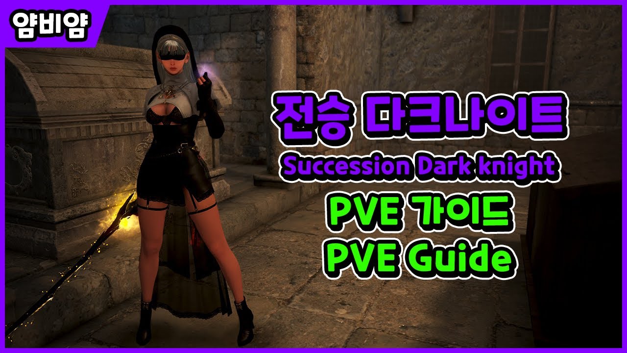【검은사막】전승 다크나이트 | PVE 가이드 | Succession Dark Knight | PVE Guide