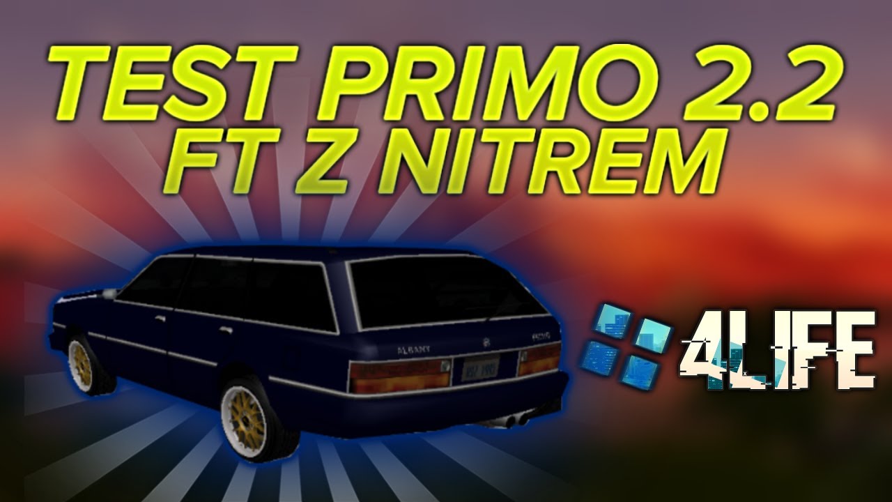 MTA 4LIFE - TEST PRIMO 2.2 FT Z NITREM!