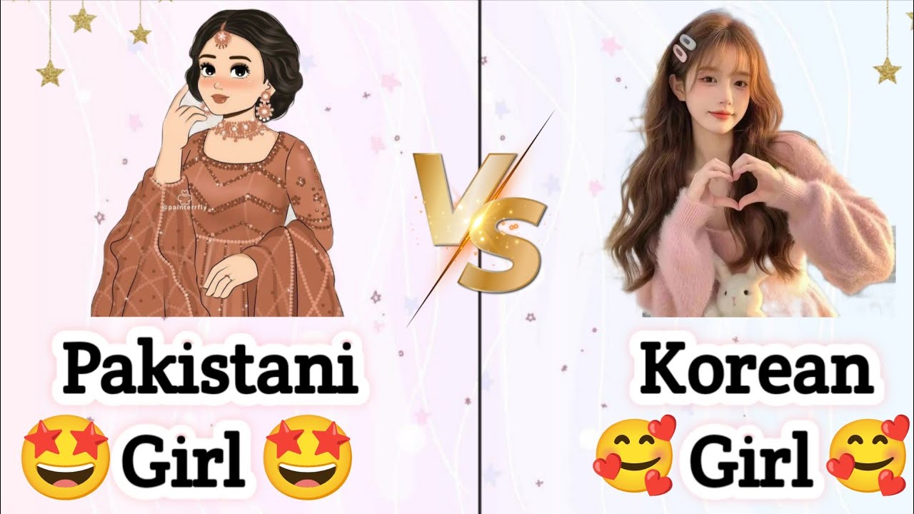💁‍♀️Pakistani Girls 🤩🆚 Korean Girl 🥰 Challenge drama queens😂 lifestyle 👜