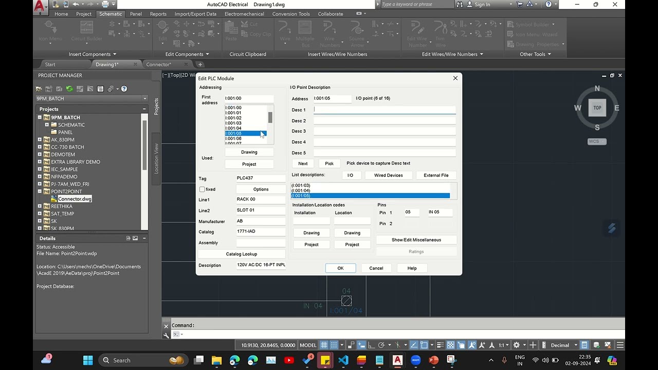 9.1 How to insert PLC Module - Parametric