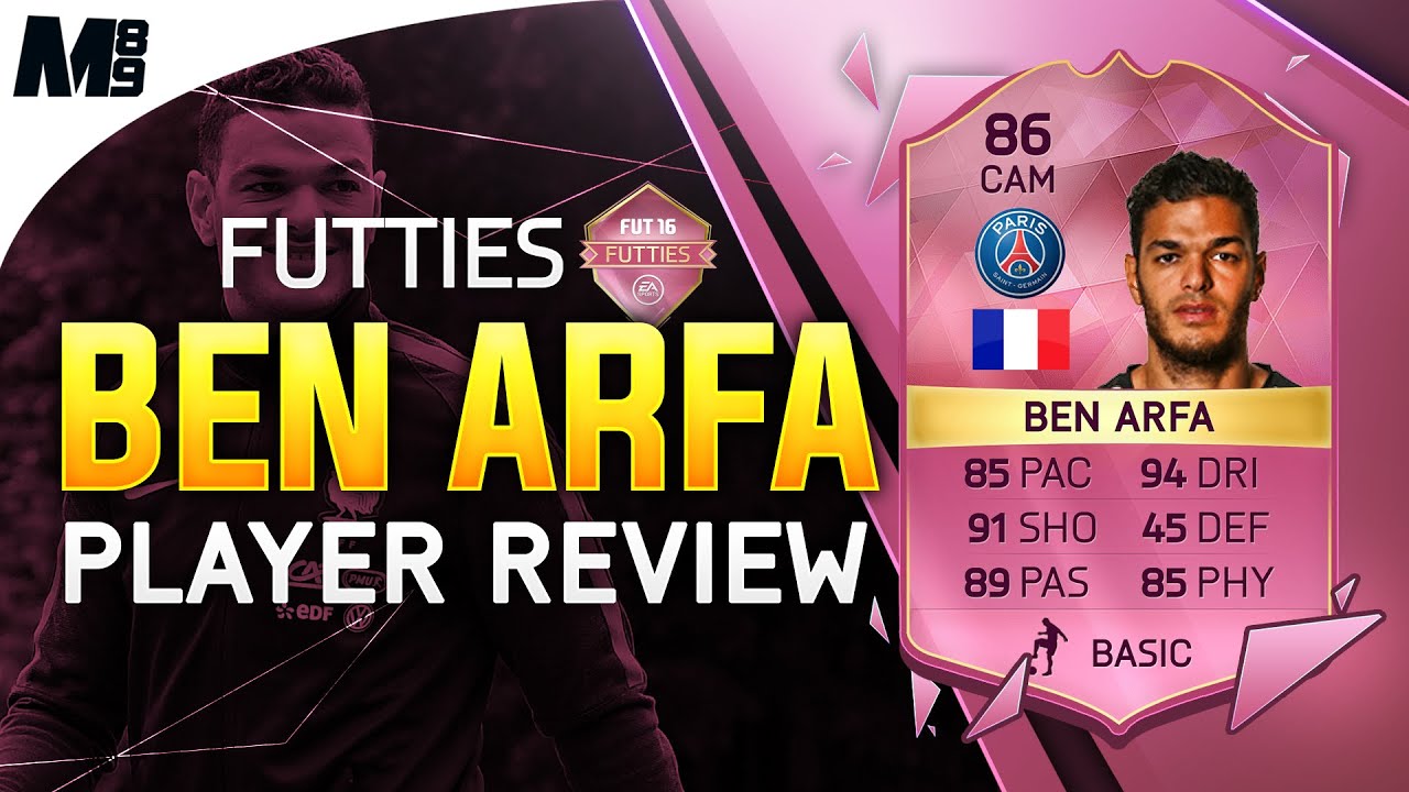 FIFA 16 FUTTIES BEN ARFA REVIEW (86) FIFA 16 Ultimate Team Player Review + In Game Stats