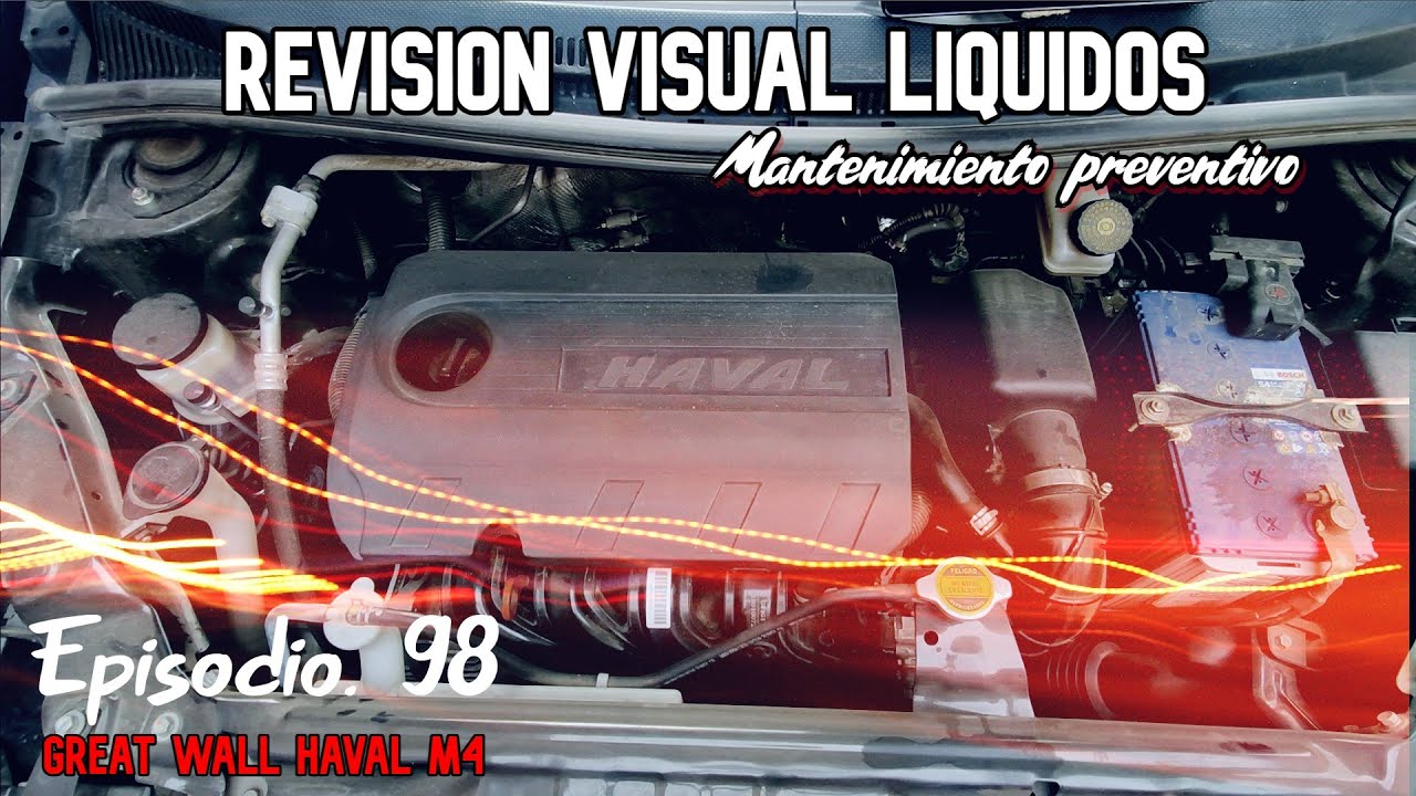 Great Wall Haval M4: Revisión visual de líquidos del motor Ep. 98