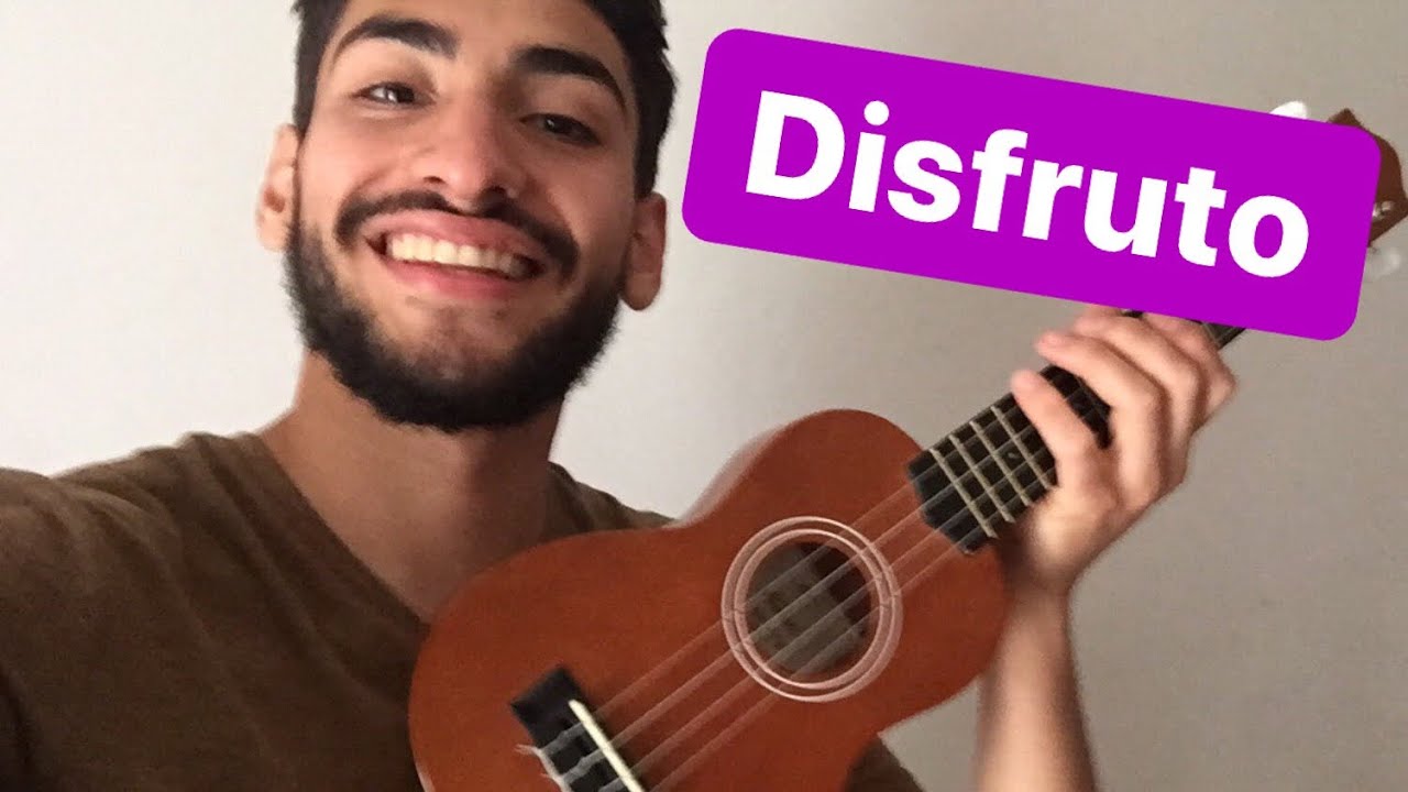 Como tocar DISFRUTO en UKELELE - TUTORIAL DISFRUTO UKELELE Carla Morrison