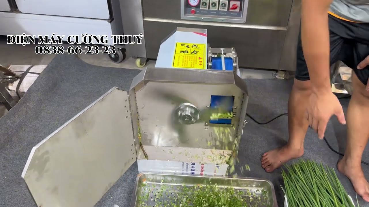 Máy cắt hành lá và máy thái hành lá: Hiệu quả và tiện ích trong việc chế biến hành