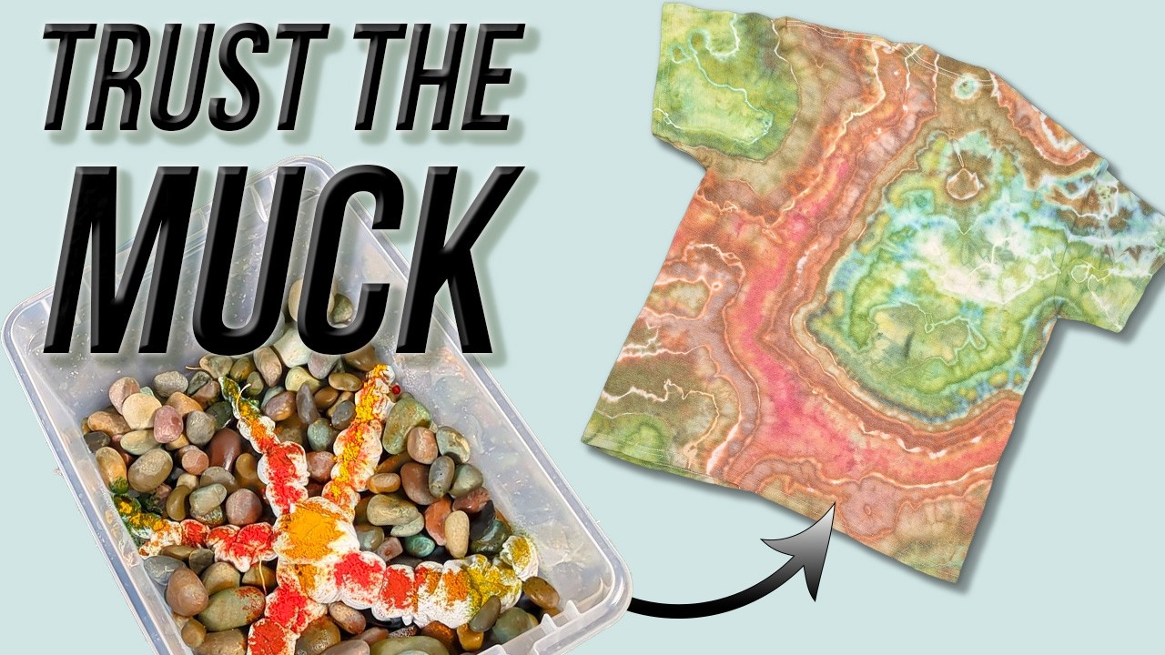 Ice Dyeing Geodes on 50/50 Blends: Step-by-Step Tutorial