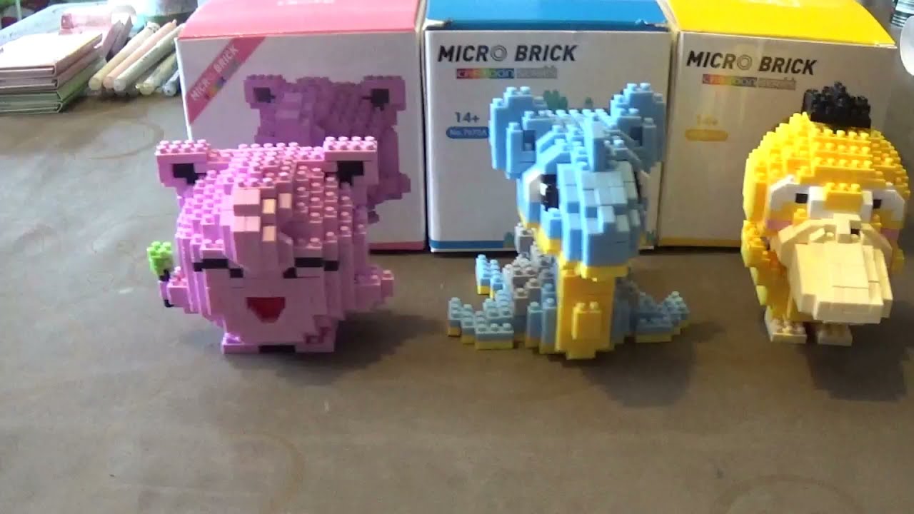 Pokémon micro brick unboxing + the build (aliexpress)