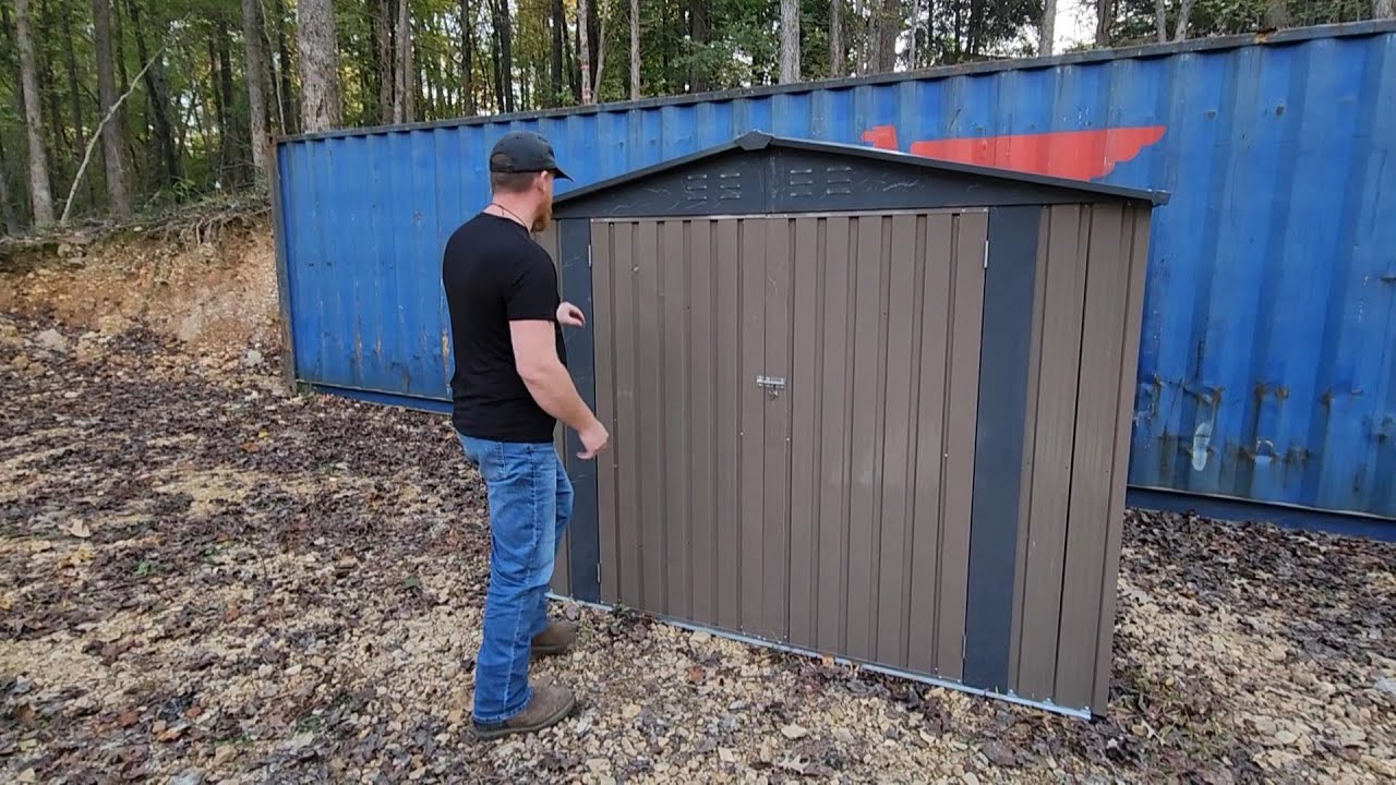 DWVO Metal Building/Outdoor Storage Shed FULL INSTALL #metalbuilding #shed #howto #metalbuildings