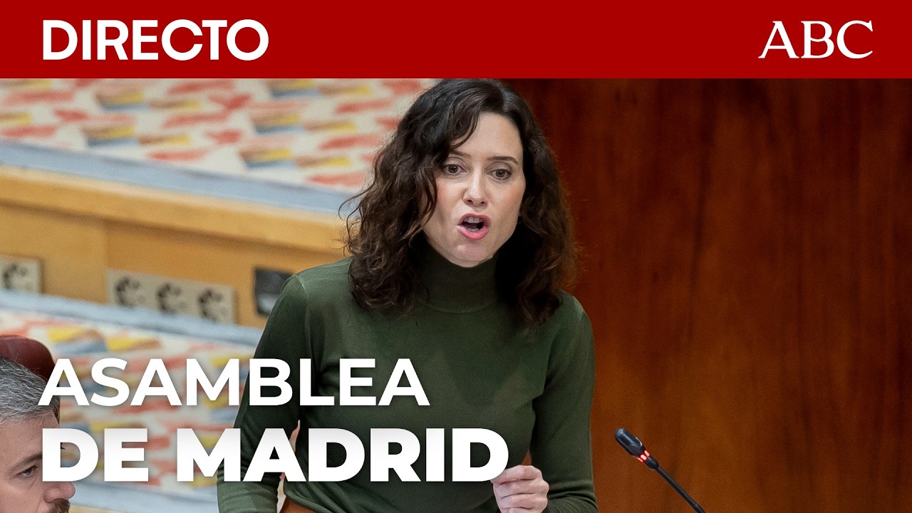 🔴DIRECTO | SESIÓN PLENARIA en la ASAMBLEA DE MADRID