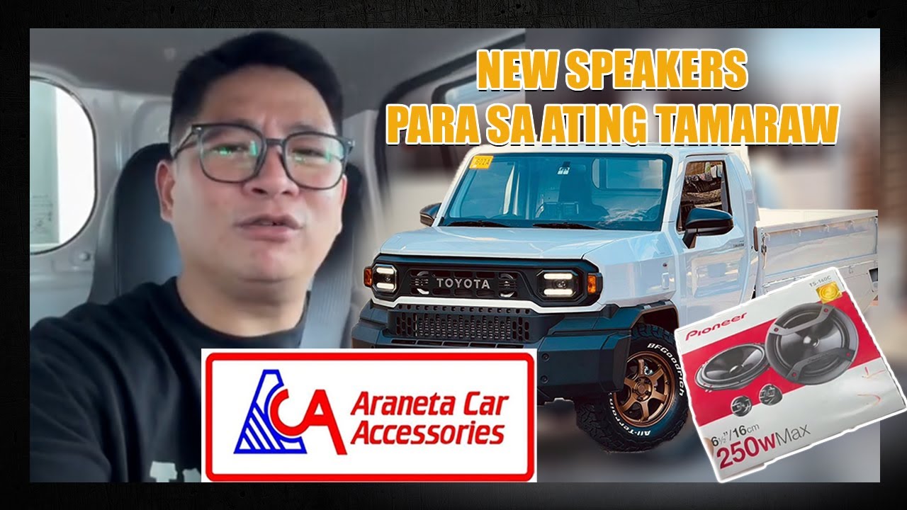 Pakabit tayo bagong Speakers para sa ating Tamaraw 😎 | Araneta Car Accessories | Jett Lau Rider