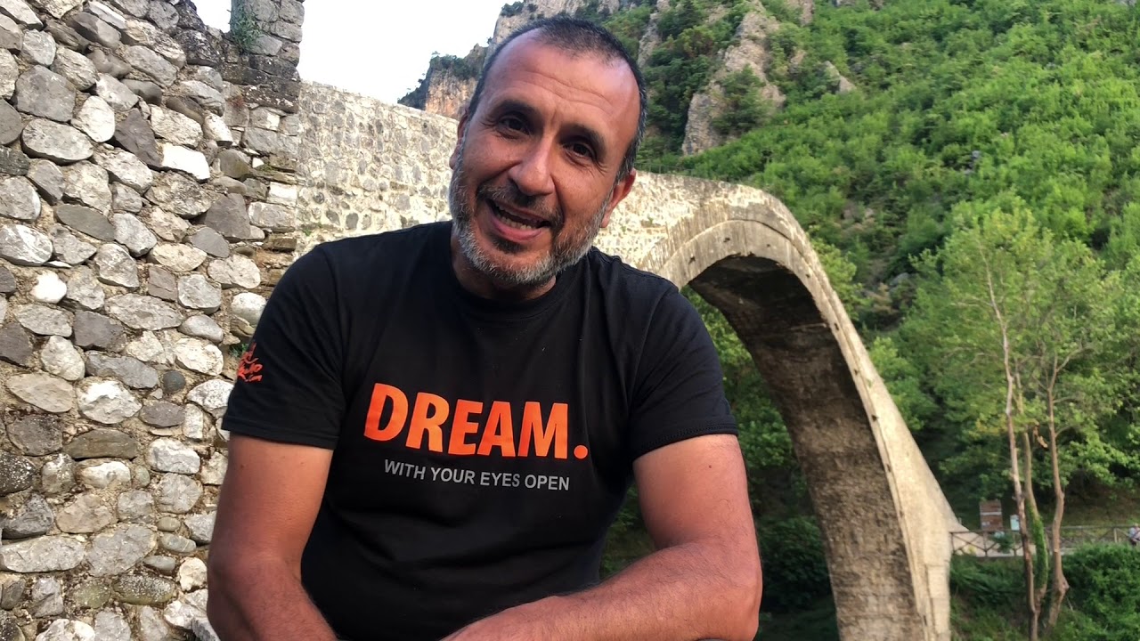 A night next to the iconic Konitsa bridge in Greece