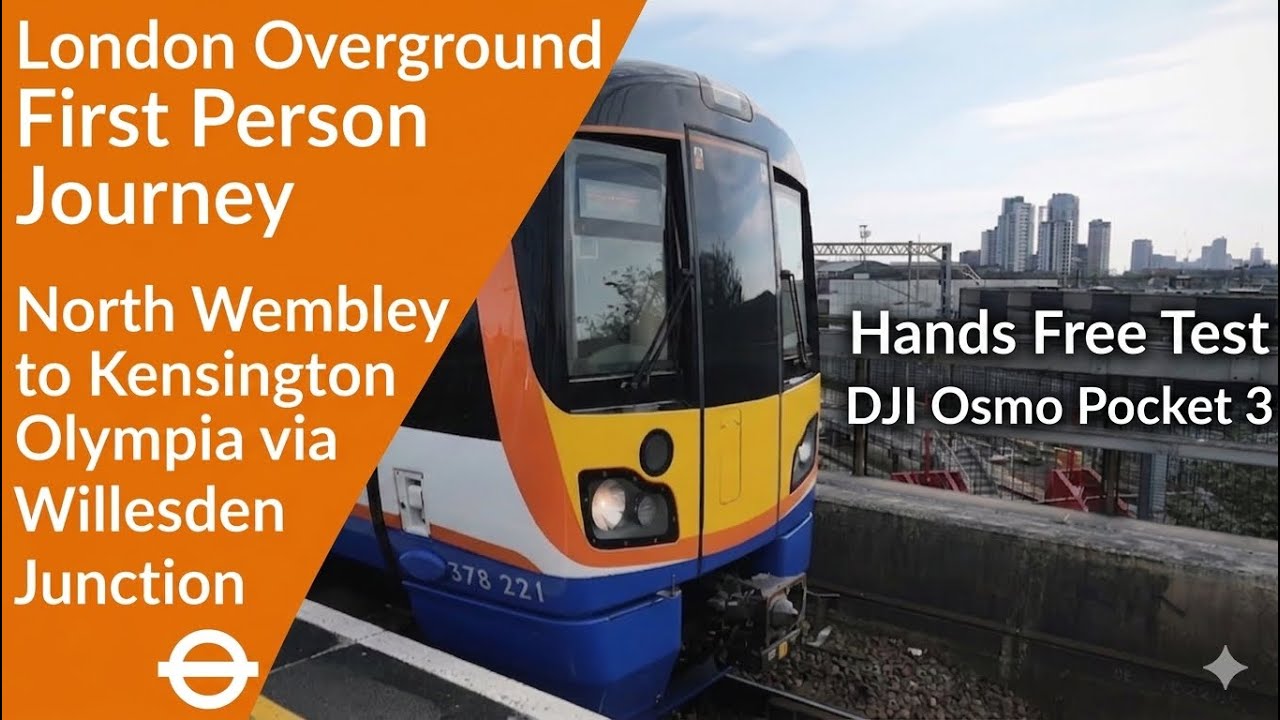 Hands Free Test London Overground Journey:North Wembley to Kensington Olympia via Willesden Junction