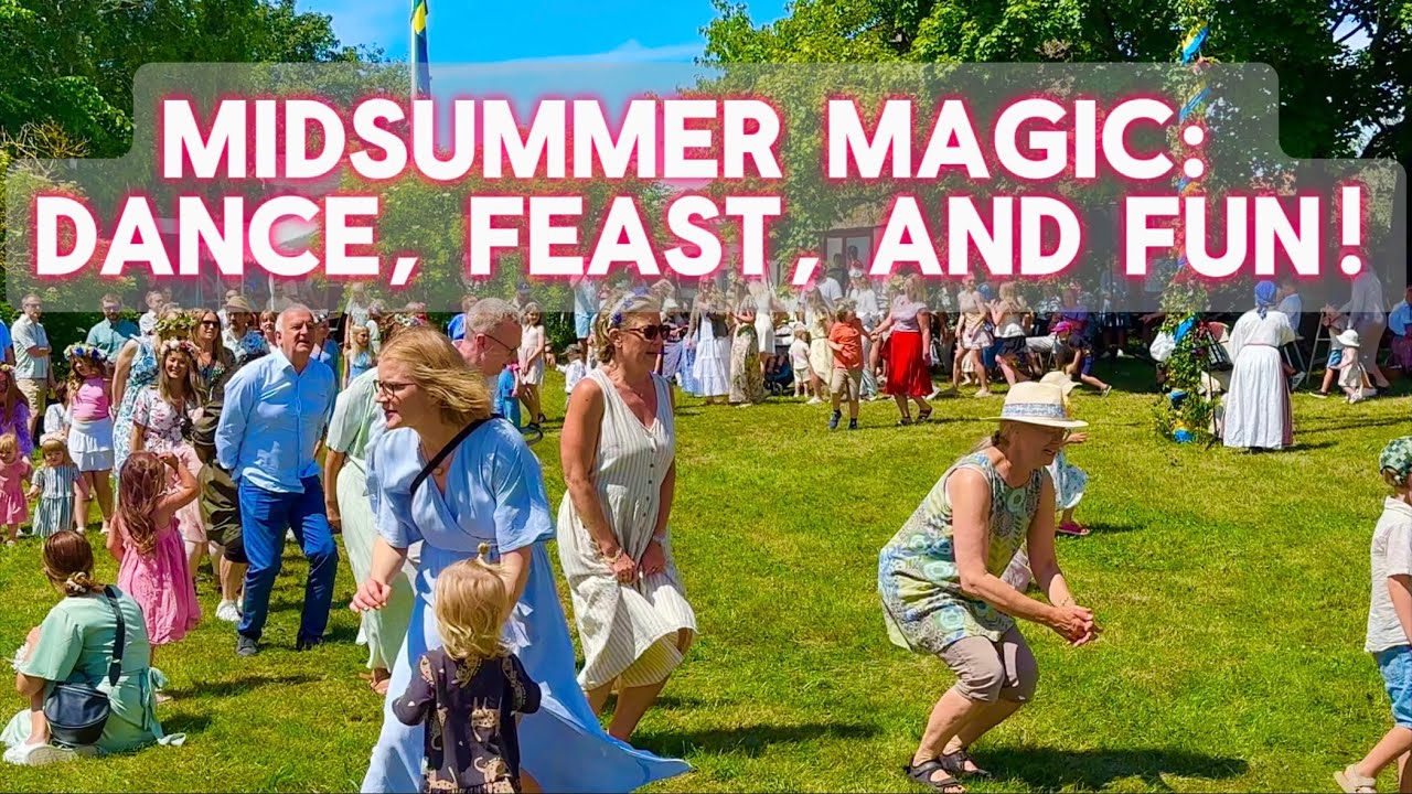 Swedish Midsummer Dance & Feast 🇸🇪
