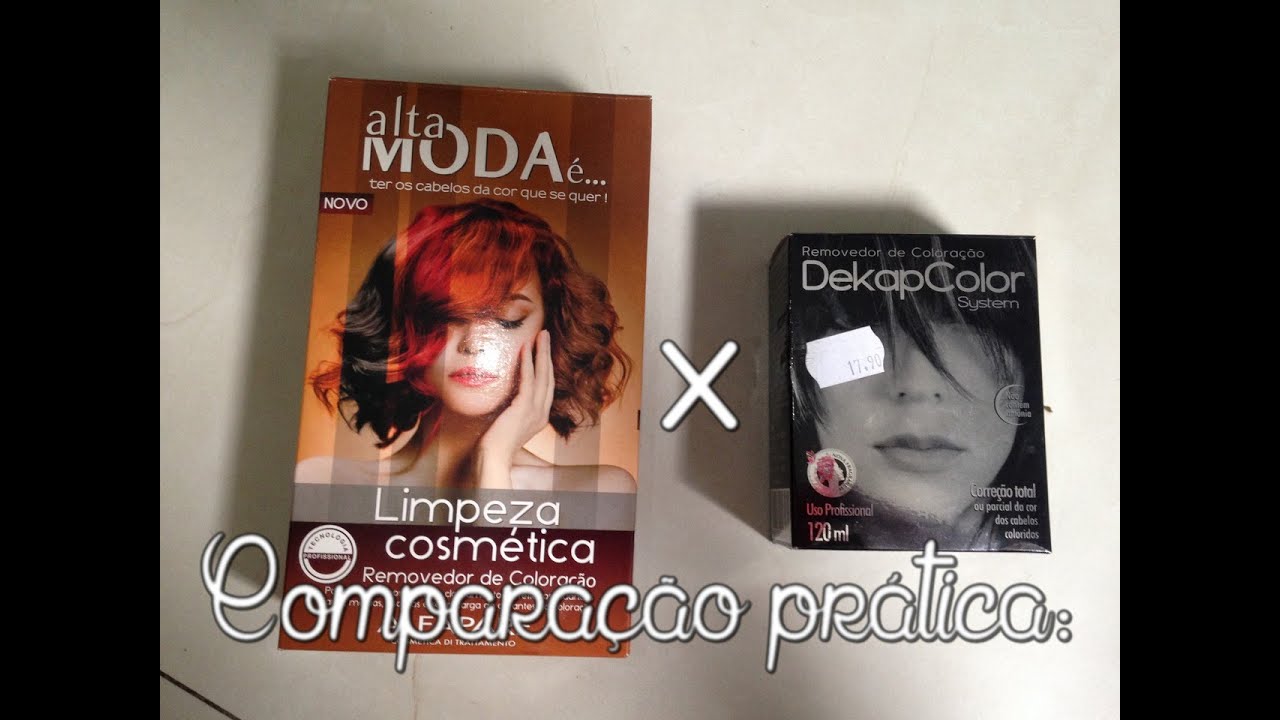 Dekap Color (Yam&aacute;) x Limpeza Cosm&eacute;tica (Alta Moda &eacute;)