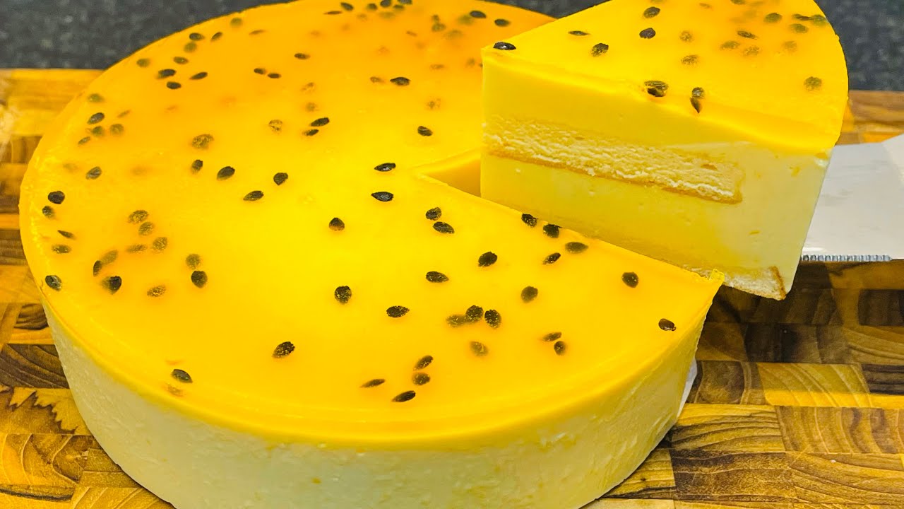 Bánh mousse chanh dây ngon tuyệt vời với cách làm đơn giản