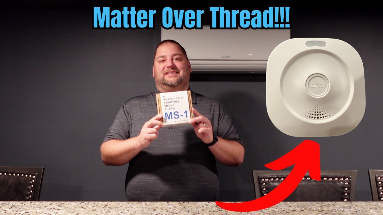 Matter over Thread ДЕТЕКТОР ДЫМА! Sensereo MS-1 подключен к Google Home и Home Assistant!