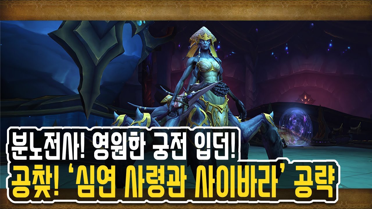 공찾 레이드! 영원한 궁전 1넴 심연 사령관 사이바라 공략  [와우 격전의 아제로스 스토리]